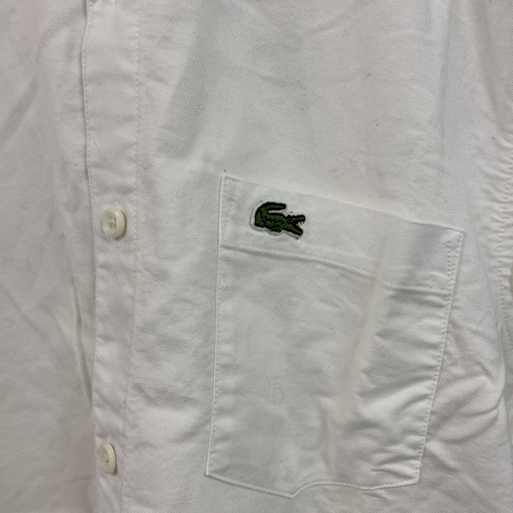 LACOSTE　ラコステ　LIVE　半袖シャツ　白　ホワイト　40サイズ