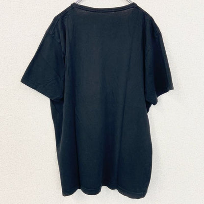 古着 used　半袖プリントTシャツ　カメラ　CAMERA　レトロデザイン　クルーネック　黒　ブラック　XLサイズ