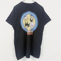古着 used　ハンターハンター　HUNTER HUNTER　半袖プリントTシャツ　クルーネック　レトロ　黒　ブラック　Mサイズ
