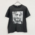 wall of fame　カートコバーン　半袖プリントフォトTシャツ　黒　ブラック　Lサイズ