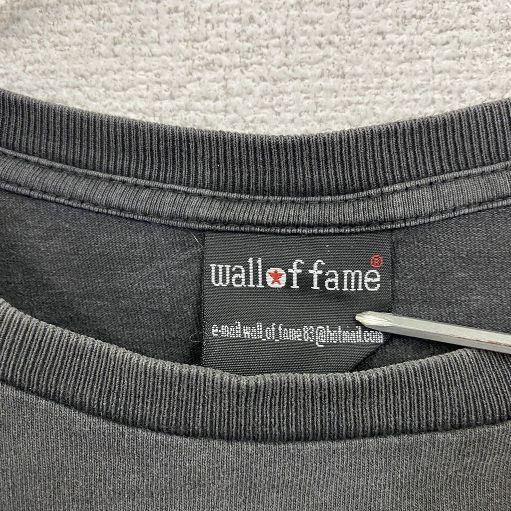 wall of fame　カートコバーン　半袖プリントフォトTシャツ　黒　ブラック　Lサイズ
