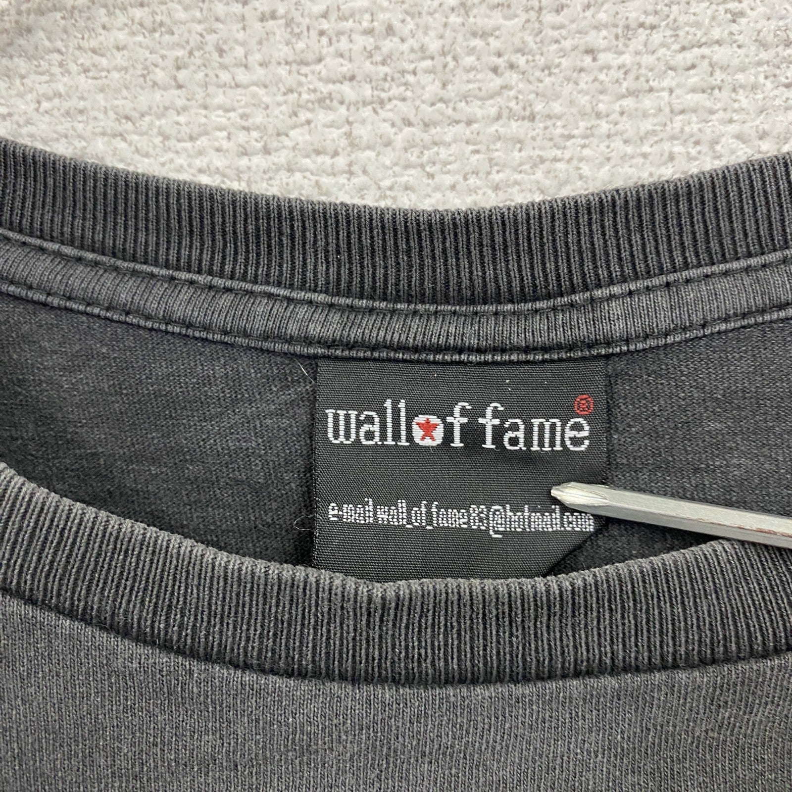 wall of fame　カートコバーン　半袖プリントフォトTシャツ　黒　ブラック　Lサイズ