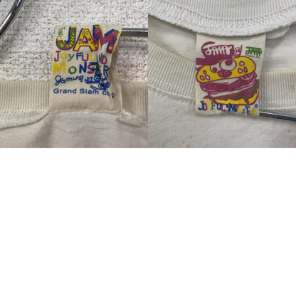JAM　ジャム　半袖プリントTシャツ　キャラクターT　熊出没　白　ホワイト　