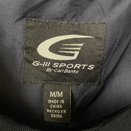 古着 used　G-3SPORT　長袖ナイロンプルオーバージャケット　ウィンドブレーカー　スーパーボウル　ネイビー　Lサイズ