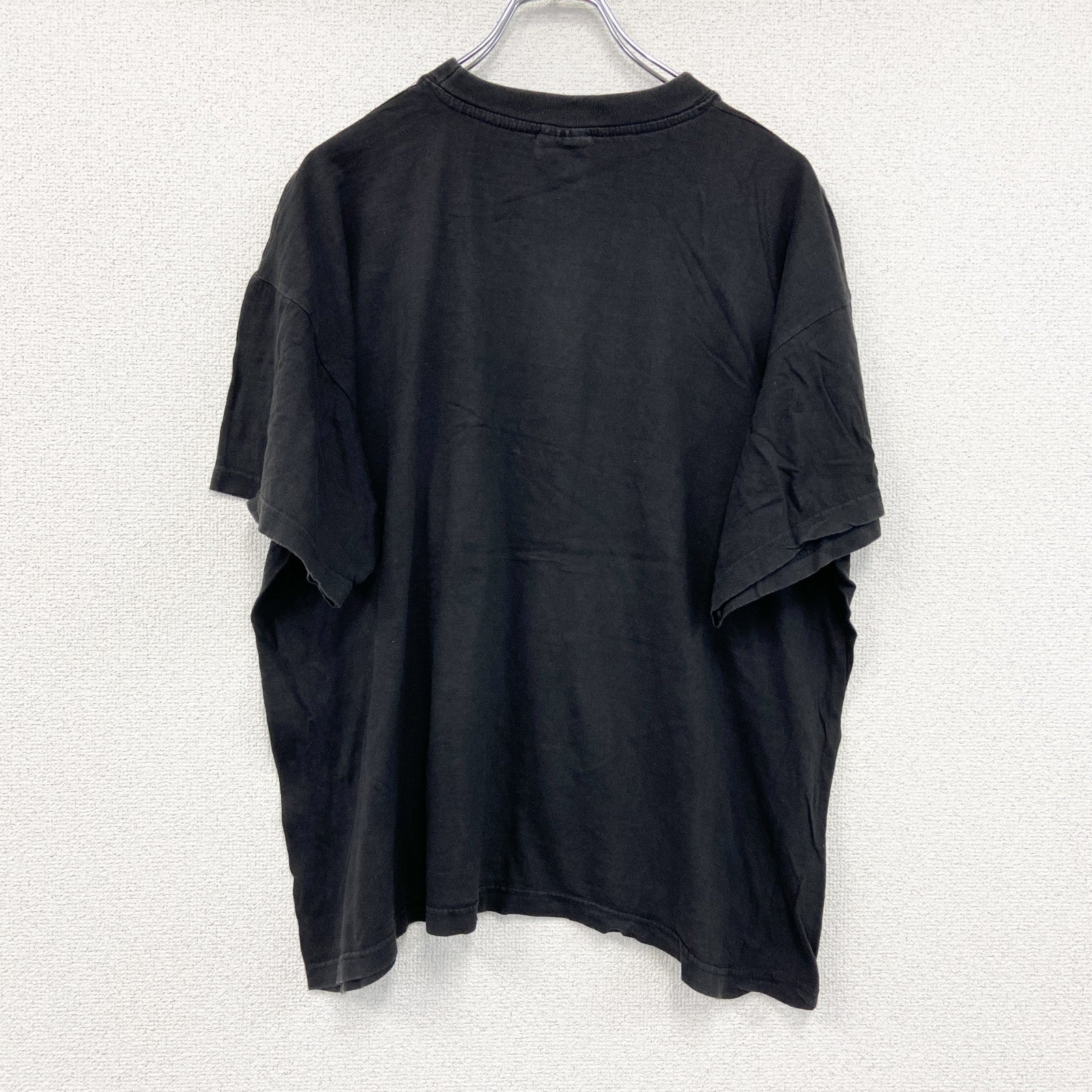 ローマ法王　スモーキング　半袖プリントTシャツ　黒　ブラック　Ｍサイズ