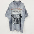 THE MOUNTAIN　ザマウンテン　半袖プリントTシャツ　タイダイ　灰色　グレー　3XLサイズ