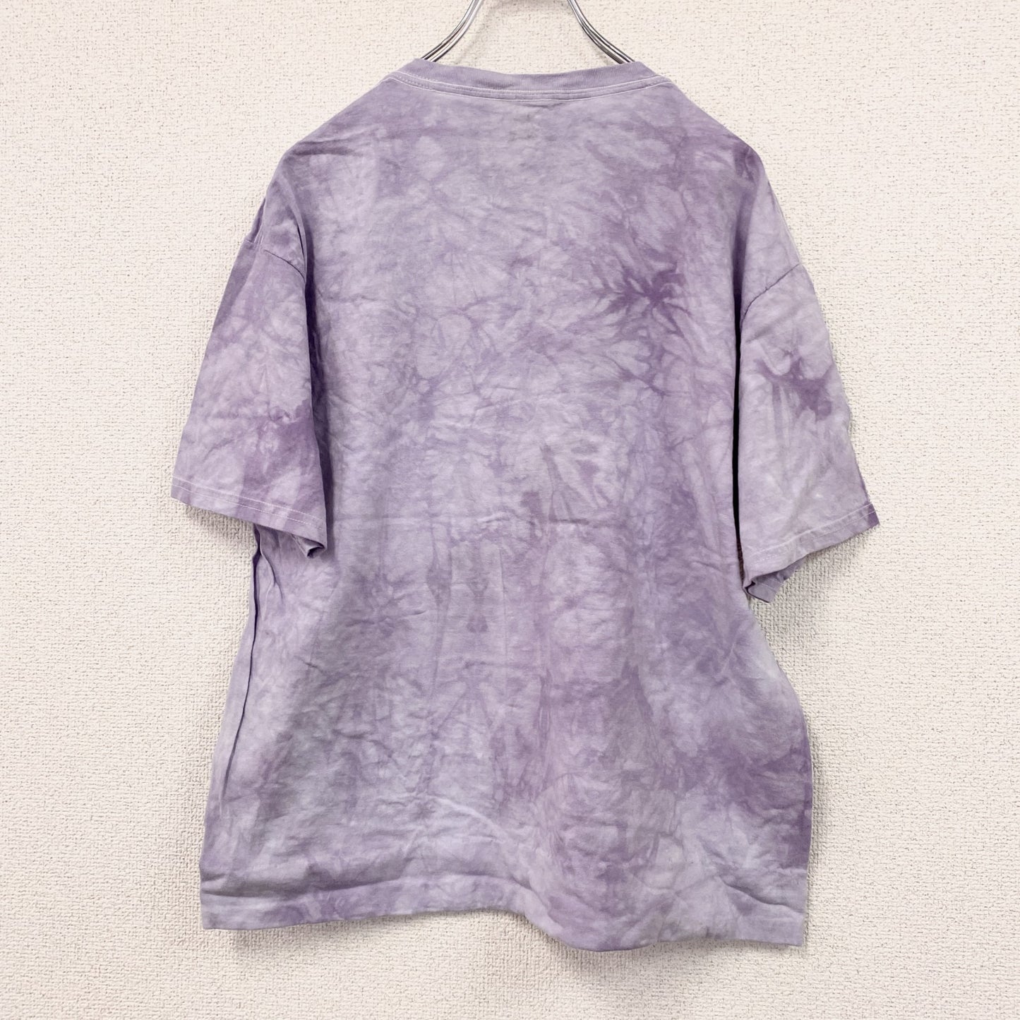 THE MOUNTAIN　ザマウンテン　半袖プリントTシャツ　タイダイ　紫　パープル　Lサイズ