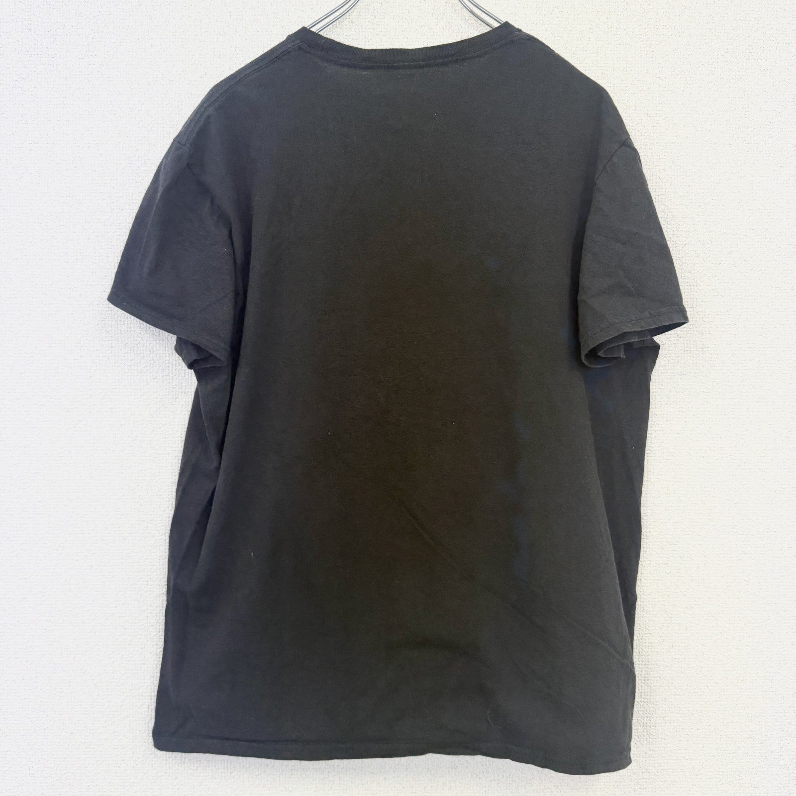 古着 used　DEATH NOTE　デスノート　半袖アニメプリントTシャツ　クルーネック　レトロ　黒　ブラック　Lサイズ