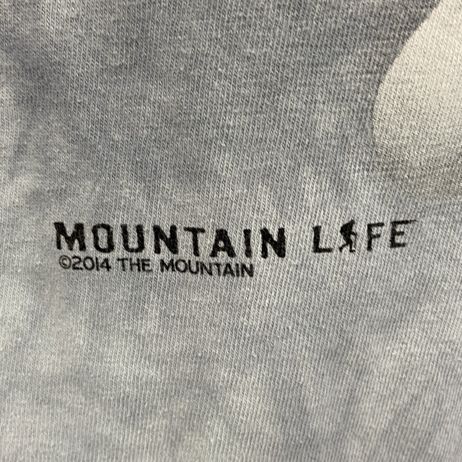 THE MOUNTAIN　ザマウンテン　半袖プリントTシャツ　タイダイ　灰色　グレー　3XLサイズ