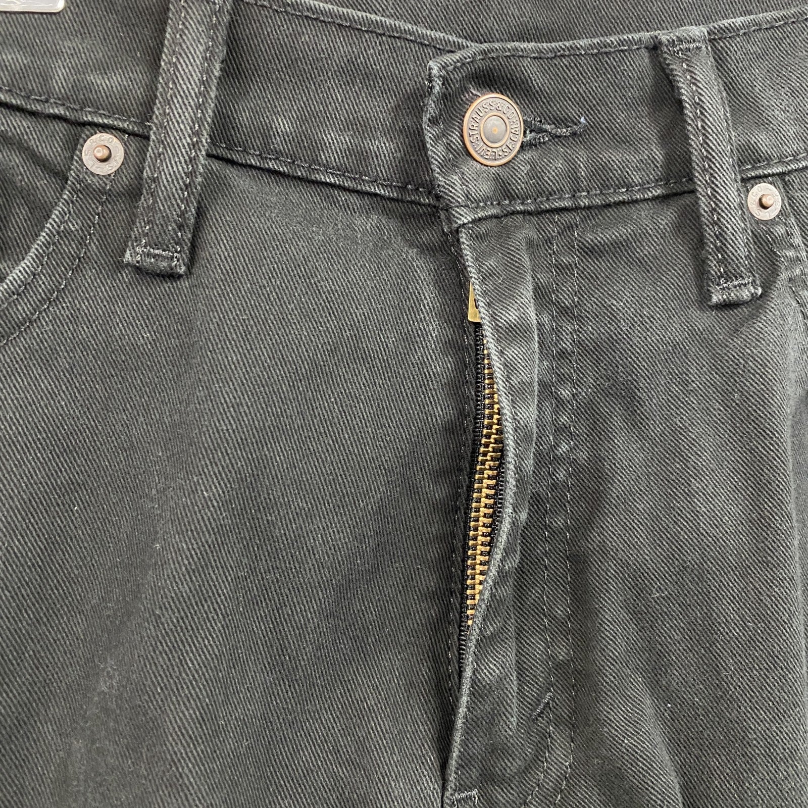 Levi’s　リーバイス　541　ブラックデニムパンツ/ジーンズ　ジップフライ　黒　ブラック　W32サイズ