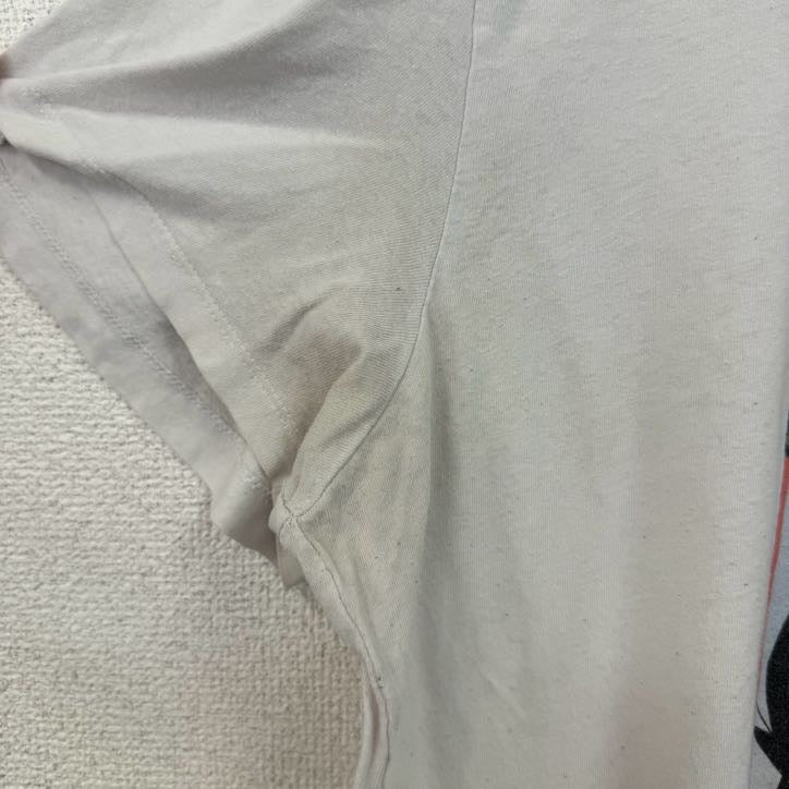 古着 used　ドラゴンボールZ　半袖アニメプリントTシャツ　ジャンプ　クルーネック　レトロデザイン　白　ホワイト　XXLサイズ