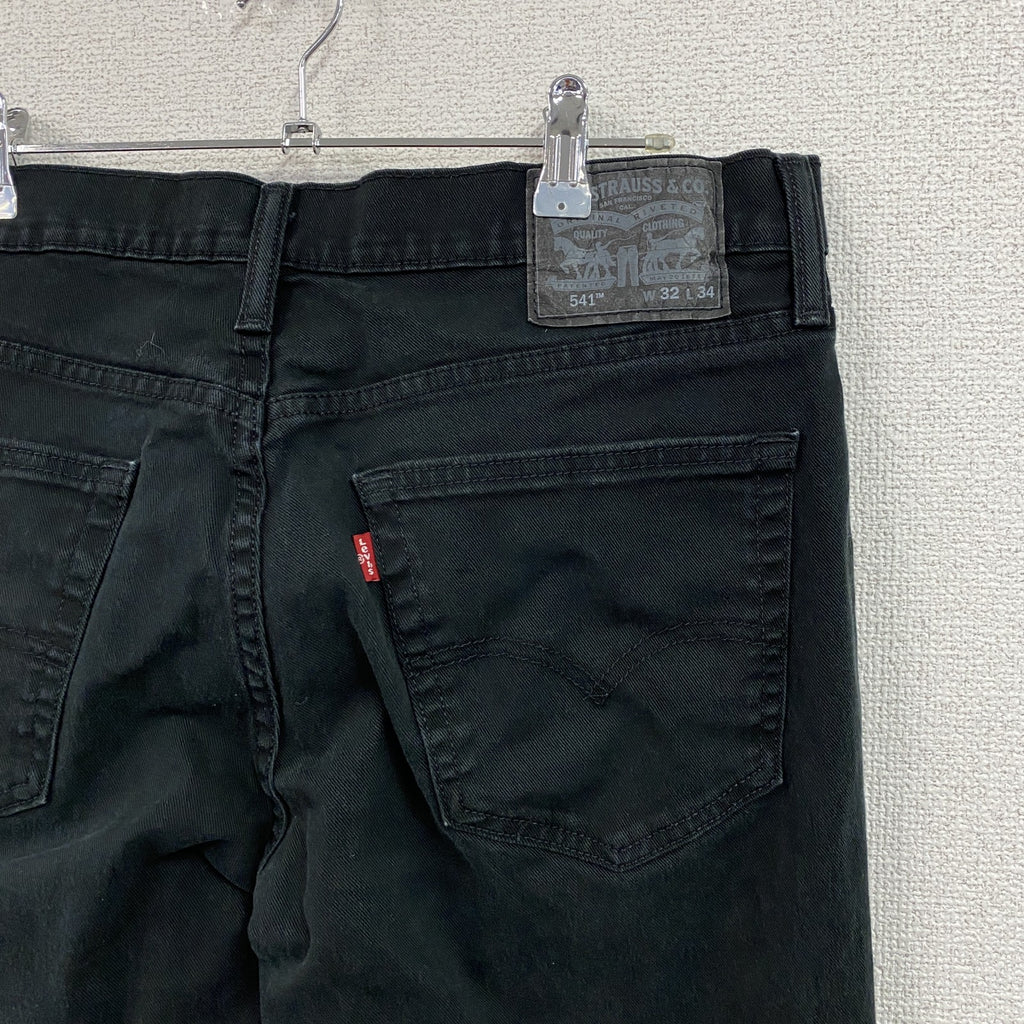 Levi’s　リーバイス　541　ブラックデニムパンツ/ジーンズ　ジップフライ　黒　ブラック　W32サイズ