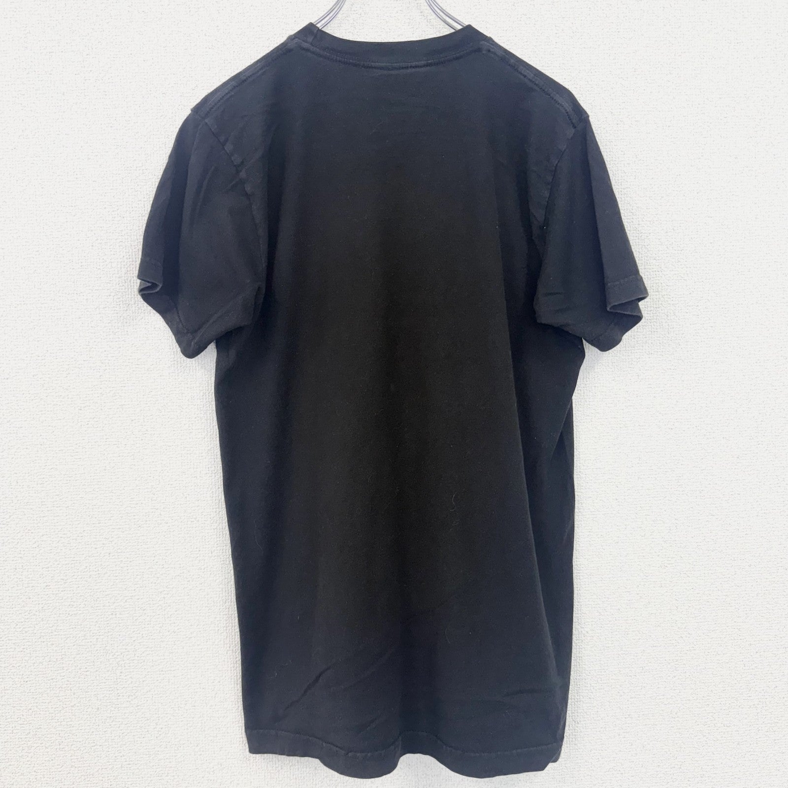 古着 used　ハンターハンター　HUNTER HUNTER　半袖プリントTシャツ　クルーネック　レトロ　黒　ブラック　Mサイズ