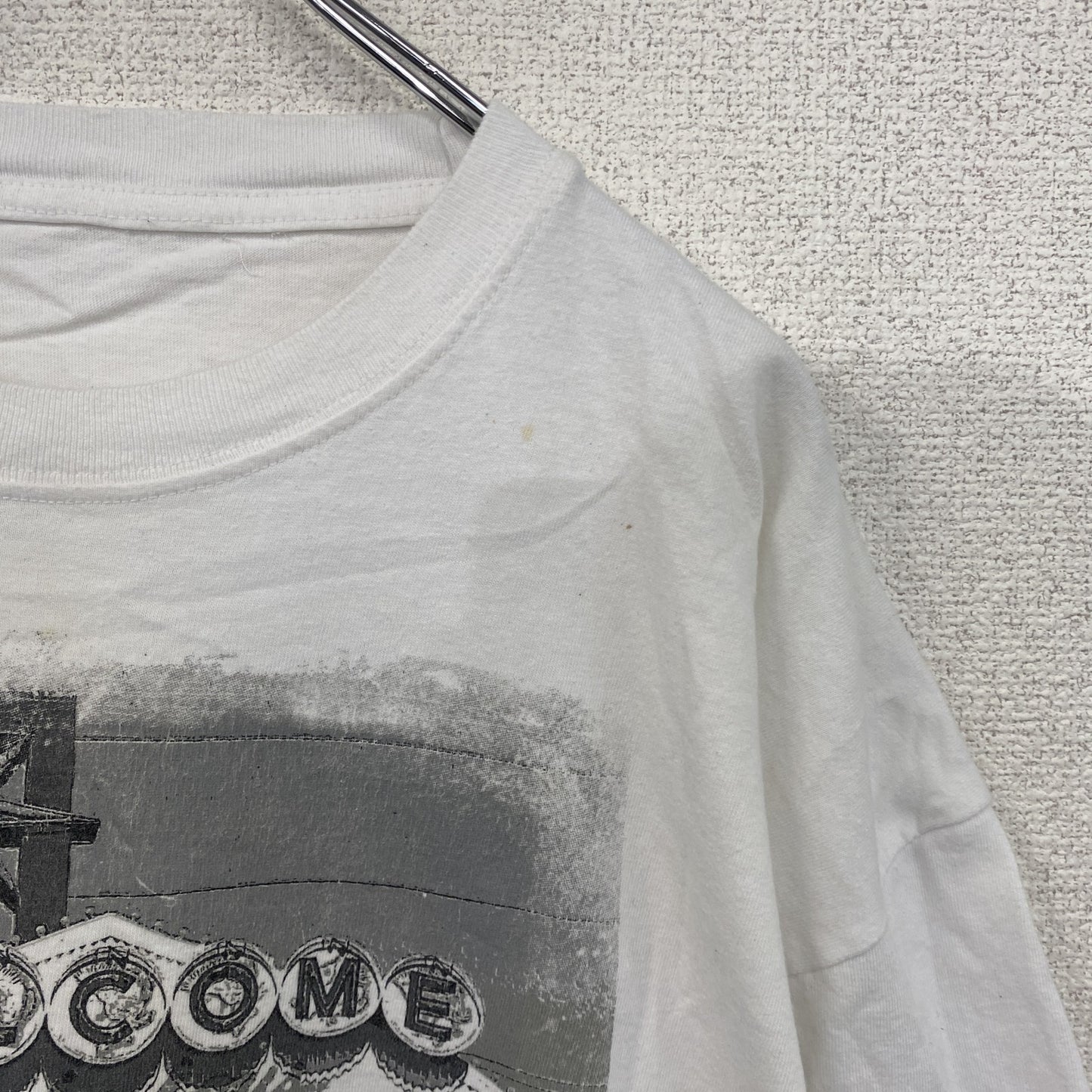半袖プリントTシャツ　Las Vegas　ラスベガス　ス―べニア　白　ホワイト　