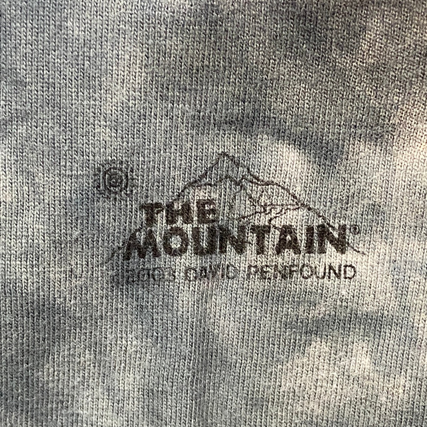 THE MOUNTAIN　ザマウンテン　半袖プリントTシャツ　アニマルT　タイダイ　黒　ブラック　2XLサイズ