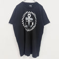 古着 used　Neutral　半袖プリントTシャツ　イカリ　マリン　クルーネック　レトロデザイン　黒　ブラック　XXLサイズ