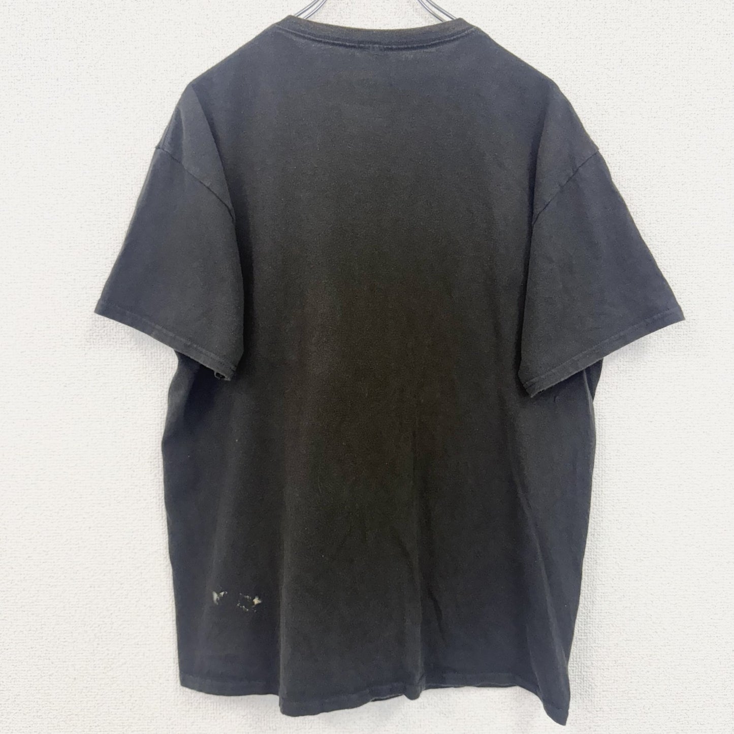 古着 used　鬼滅の刃　半袖アニメプリントTシャツ　ジャンプ　JUMP　レトロデザイン　クルーネック　黒　ブラック　Lサイズ