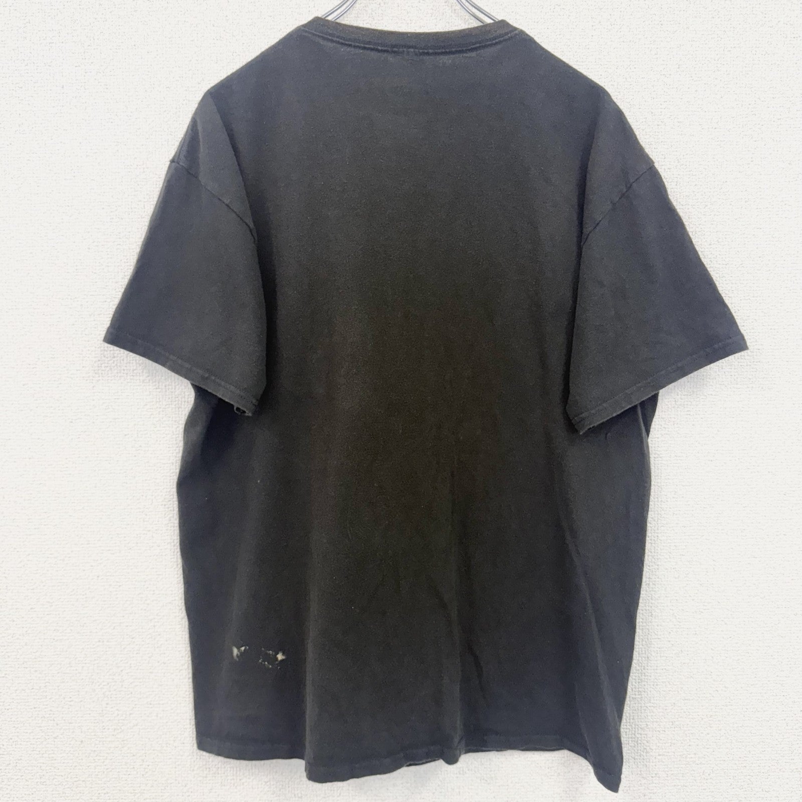 古着 used　鬼滅の刃　半袖アニメプリントTシャツ　ジャンプ　JUMP　レトロデザイン　クルーネック　黒　ブラック　Lサイズ