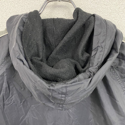 SFO　フルジップナイロンジャケット　フード　黒　ブラック　Sサイズ　