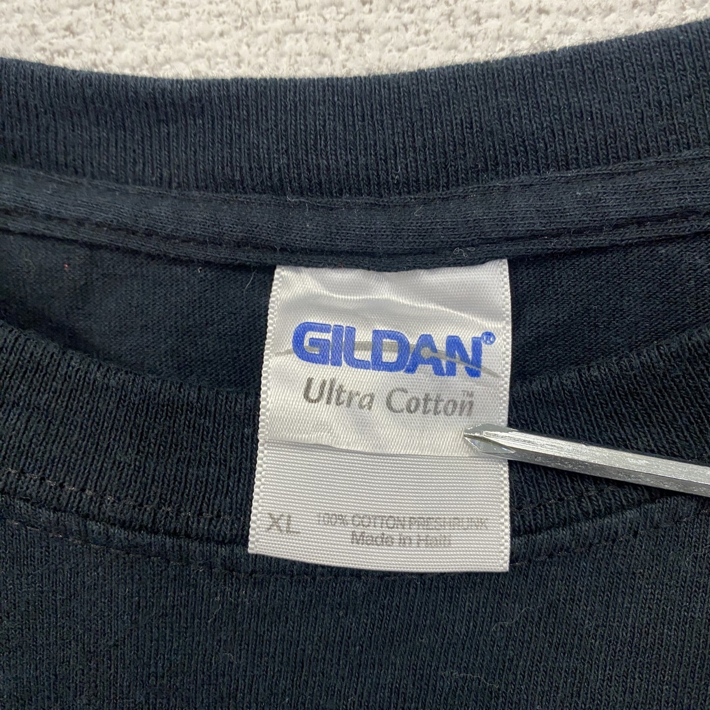 GILDAN　ギルダン　半袖プリントTシャツ　パロディT　黑　ブラック　XLサイズ　