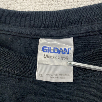 GILDAN　ギルダン　半袖プリントTシャツ　パロディT　黑　ブラック　XLサイズ　