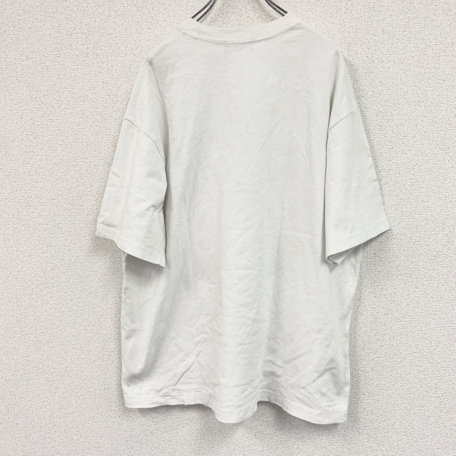 NAUTICA　ノーティカ　半袖プリントＴシャツ　デカロゴ　アーチプリント　白　ホワイト　Lサイズ