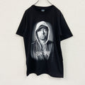 Rocky Rood　エミネム　スリム・シェイディ　半袖プリントラッパーＴシャツ　ヒップホップ　黒　ブラック　Lサイズ