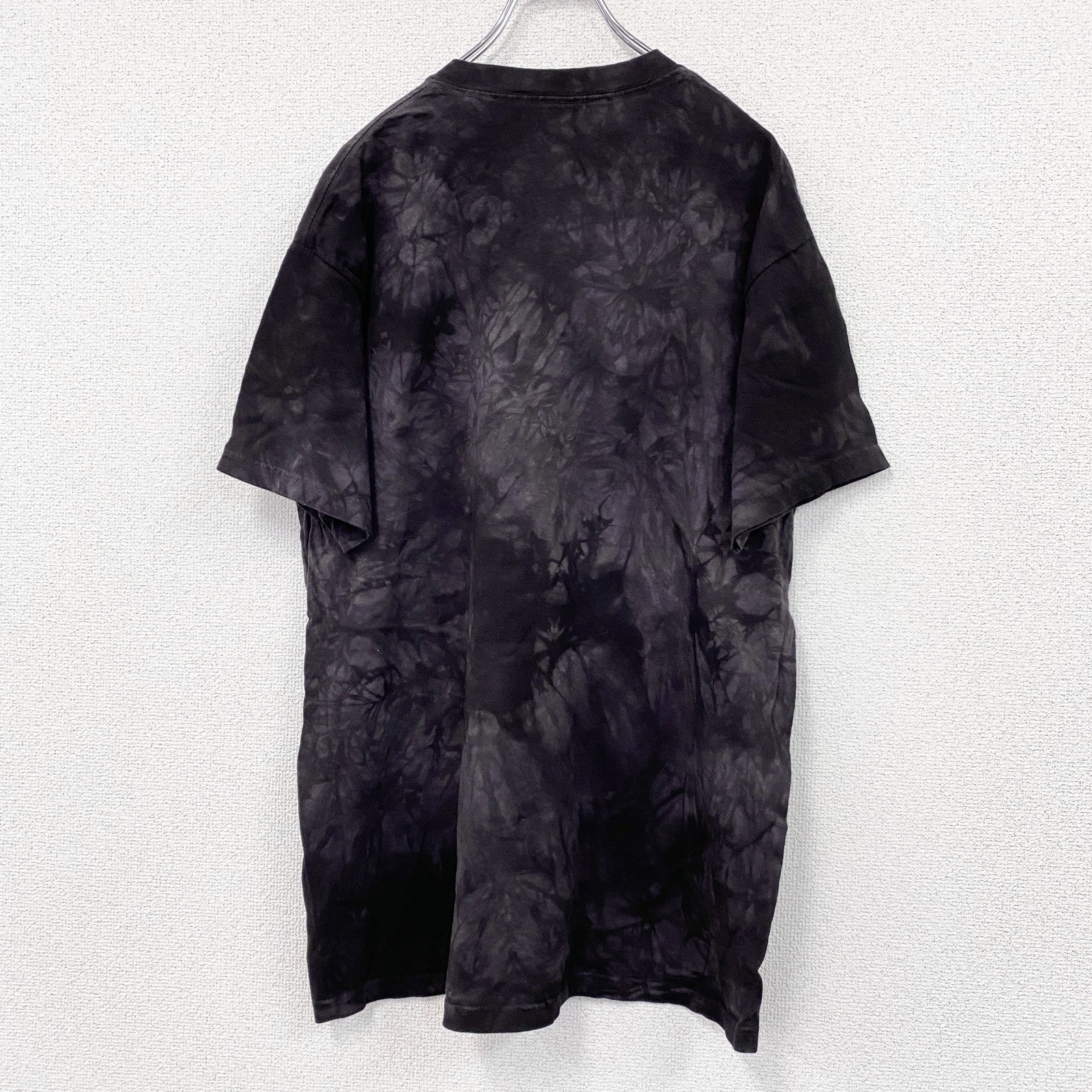 THE MOUNTAIN　ザマウンテン　半袖プリントTシャツ　アニマルT　タイダイ　黒　ブラック　Lサイズ