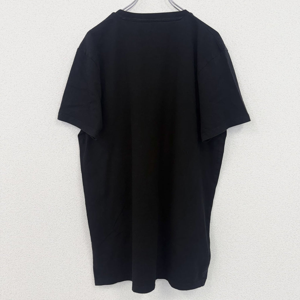 古着 used　Neutral　半袖プリントTシャツ　イカリ　マリン　クルーネック　レトロデザイン　黒　ブラック　XXLサイズ