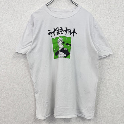 古着 used　NARUTO　ナルト　半袖アニメプリントTシャツ　JUMP　ジャンプ　クルーネック　レトロデザイン　Lサイズ