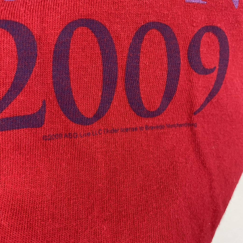 00s　Hanes　ヘインズ　マイケルジャクソン　半袖シンガーTシャツ　King of Pop　ヴィンテージ　赤　レッド　Mサイズ