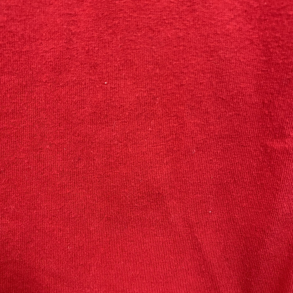 00s　Hanes　ヘインズ　マイケルジャクソン　半袖シンガーTシャツ　King of Pop　ヴィンテージ　赤　レッド　Mサイズ