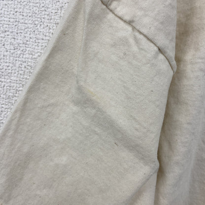 古着 used　FRUIT OF THE LOOM　半袖プリントTシャツ　アメカジ　クルーネック　レトロデザイン　白　Lサイズ