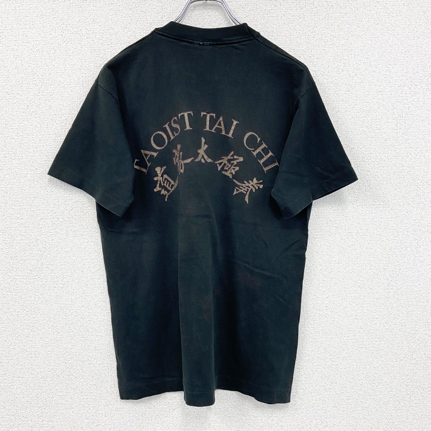 FRUIT OF THELOOM　フルーツオブザルーム　半袖プリントTシャツ　黒　ブラック　Ｍサイズ