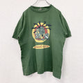 ラスタマン　半袖プリントTシャツ　レゲエ　ジャマイカ　緑　グリーン