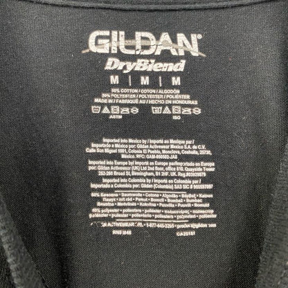 古着 used　GILDAN　ギルダン　半袖デザインプリントTシャツ　アトランタ　ジョージア州　黒　ブラック　Mサイズ