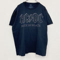 AC/DC　半袖プリントTシャツ　黒　ブラック　XLサイズ