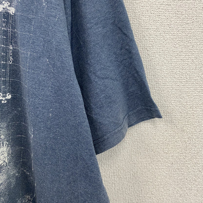 APT.9　アプトナイン　半袖プリントTシャツ　羅針盤　青　ブルー　2XLサイズ
