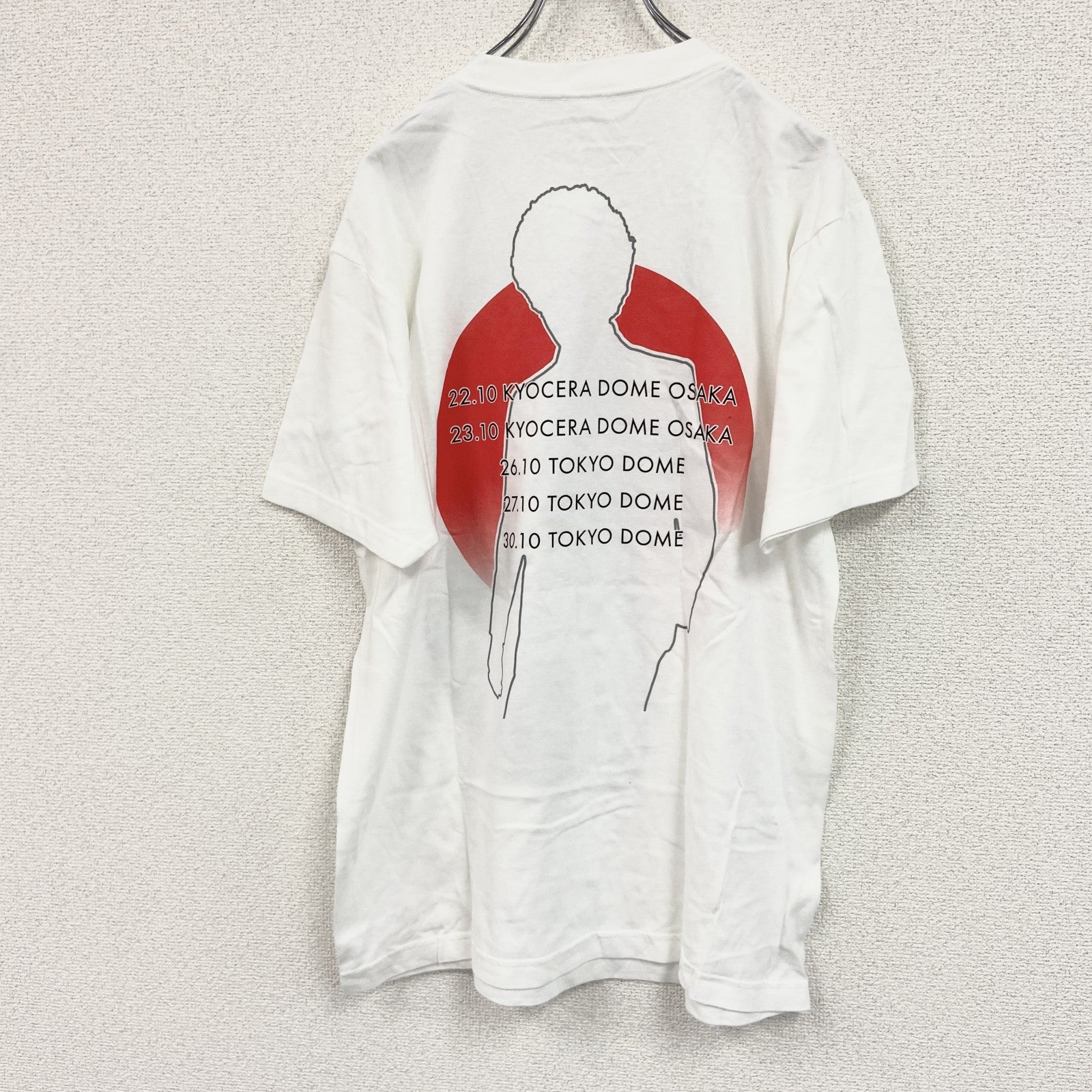 Print Star　プリントスター ブルーノマーズ　半袖ミュージックシンガープリントTシャツ　白　ホワイト　Lサイズ