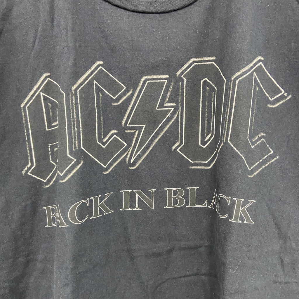 AC/DC　半袖プリントTシャツ　黒　ブラック　XLサイズ