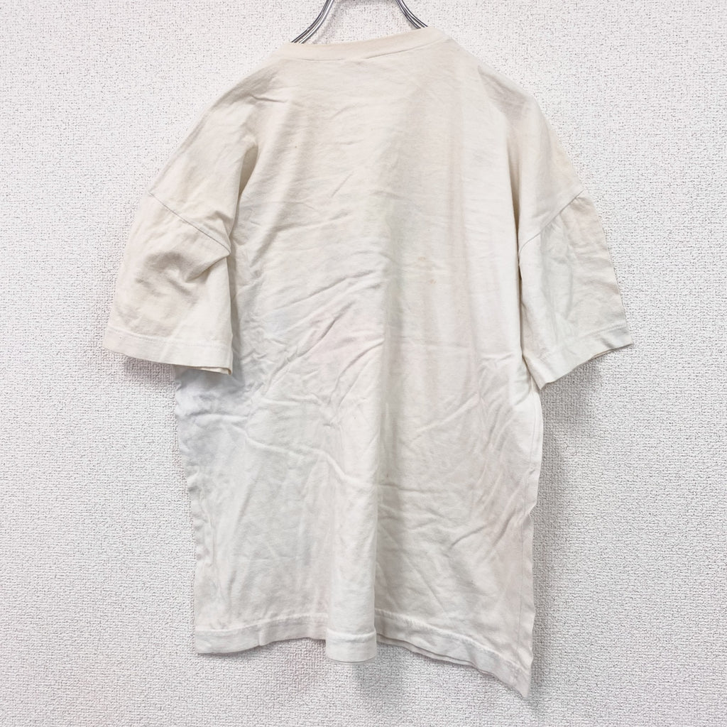 半袖プリントTシャツ　アニマルT　白　ホワイト　Mサイズ