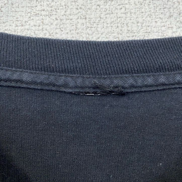 古着 used　半袖レトロデザインTシャツ　バックプリント　鷹　eagle　アメリカンレジェンド　クルーネック　黒　ブラック