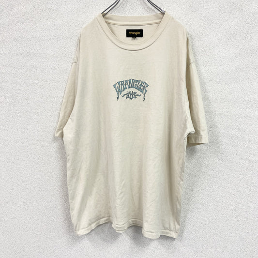 Wrangler　ラングラー　半袖プリントTシャツ　ベージュ　XXLサイズ