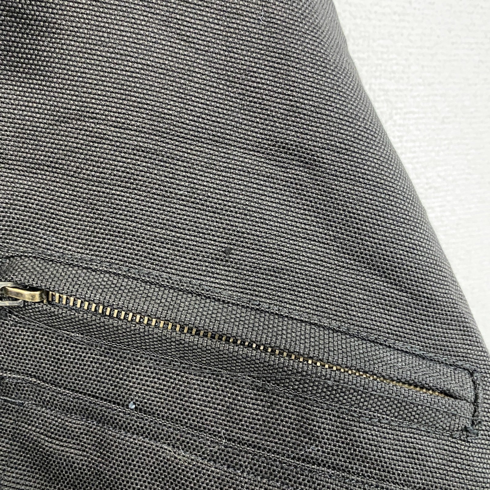 90s～　TRUST　トラスト　フィッシングジャケット　比翼仕立て　ヴィンテージ　カモ柄　黒　ブラック　4XLサイズ