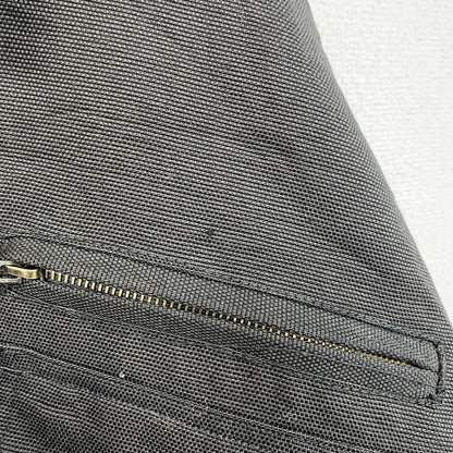 90s～　TRUST　トラスト　フィッシングジャケット　比翼仕立て　ヴィンテージ　カモ柄　黒　ブラック　4XLサイズ