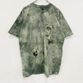 THE MOUNTAIN　ザマウンテン　半袖プリントTシャツ　アニマルT　タイダイ　緑　グリーン　XLサイズ