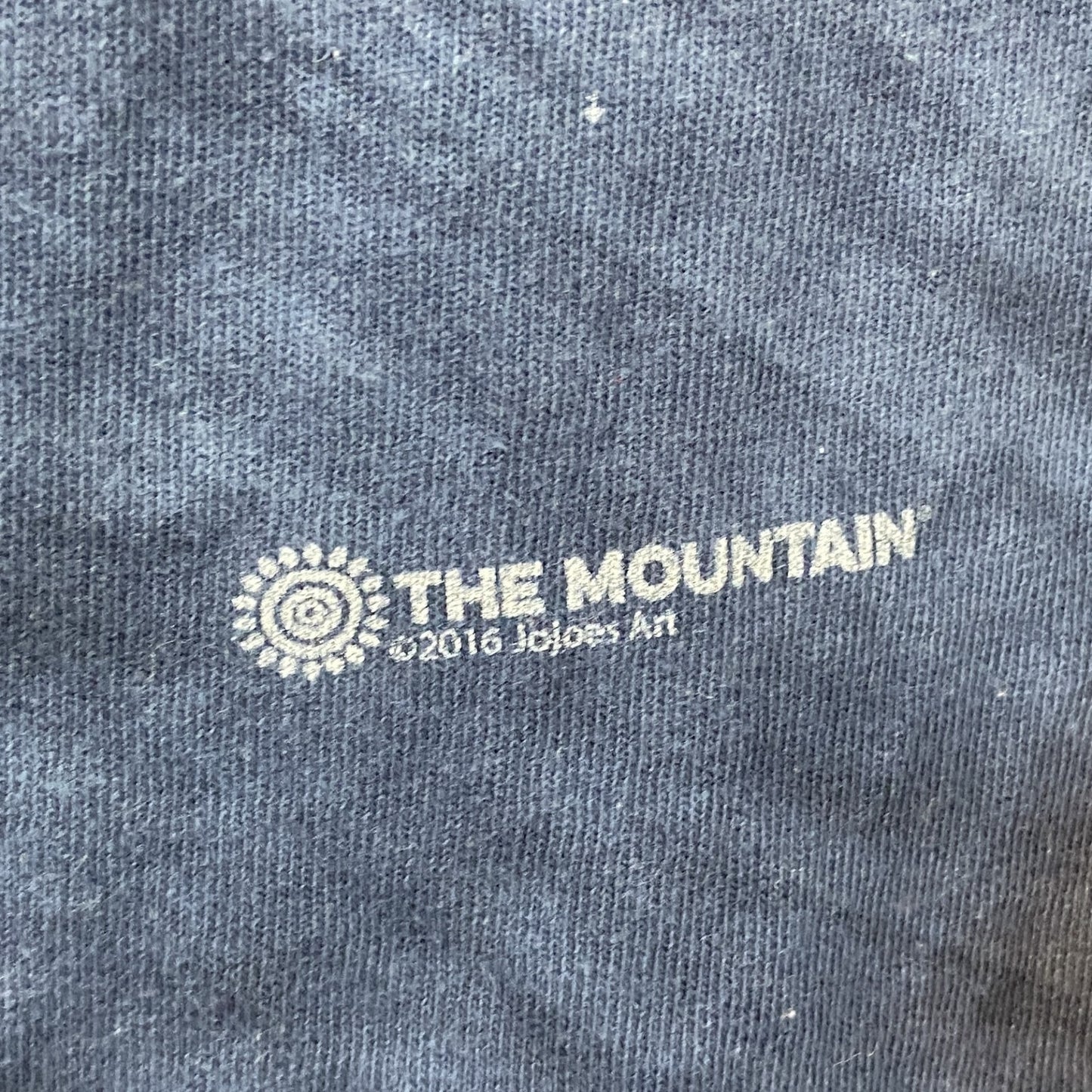 THE MOUNTAIN　ザマウンテン　半袖プリントTシャツ　アニマルT　タイダイ　紺　ネイビー　3XLサイズ
