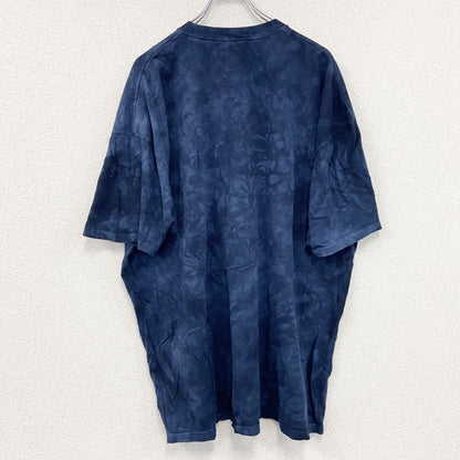 THE MOUNTAIN　ザマウンテン　半袖プリントTシャツ　アニマルT　タイダイ　紺　ネイビー　3XLサイズ