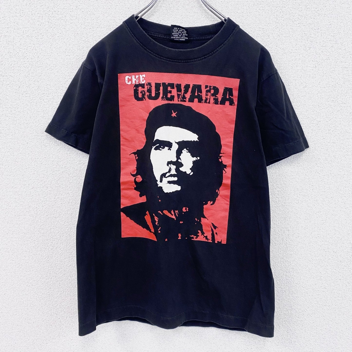 90s　ROCK EAGLE　 Che Guevara　チェゲバラ　半袖Tシャツ　ヴィンテージ　黑　ブラック　Mサイズ