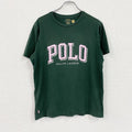 POLO RALPH LAUREN　ラルフローレン　半袖プリントTシャツ　ロゴプリント　デカロゴ　緑　グリーン　Mサイズ